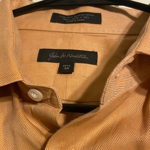John W Nordstrom Peach Shirt
